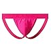 JOCKMAIL Mens Jockstrap Underwear Jock Straps Male Athletic Supporters for Men Red