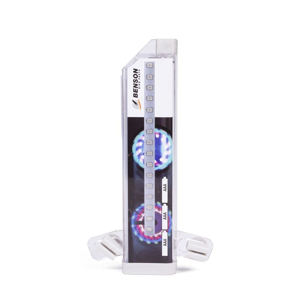 Luz de 32 LED Radio Rueda Bici Bicicleta 30 Patrones Motivos Llanta Luces Colores