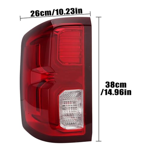 Feu arrière LED Silverado clignotant dynamique et lampe stop gauche étanche - 7