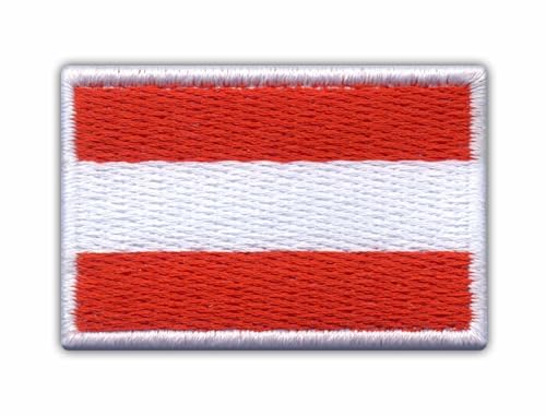 Drapeau de l'Autriche noir velcro écusson brodé sac à dos tactique patch