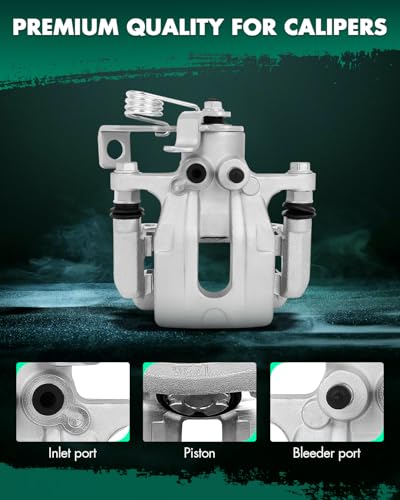 Image of SCITOO Rear Right Brake Caliper With Bracket 19B6454 For Hyundai For Elantra 2011-2016, For Hyundai For Elantra Coupe 2013-2014