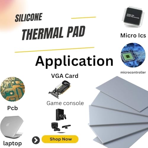Image of TRUEBOND Thermal Pad Thermal Conductive Silicone Pads with 9.0 W /(m⋅K) Thermal Conductivity, Soft Safe Simple to Apply for SSD CPU GPU LED IC Chipset Cooling (PAck of 2) (Grey, 20X67X2 MM)