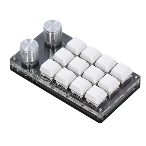 Clavier à 12 touches programmable USB pour éviter la fatigue des mains avec switch rouge