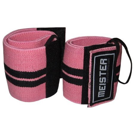 Elastic Support Lifting Wrist Wraps w/Thumb Loop (Pair)