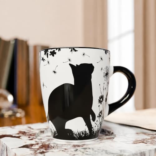 Color Changing Cat Coffee Mug 12oz – Unique Gift for Cat Lovers - Image 3