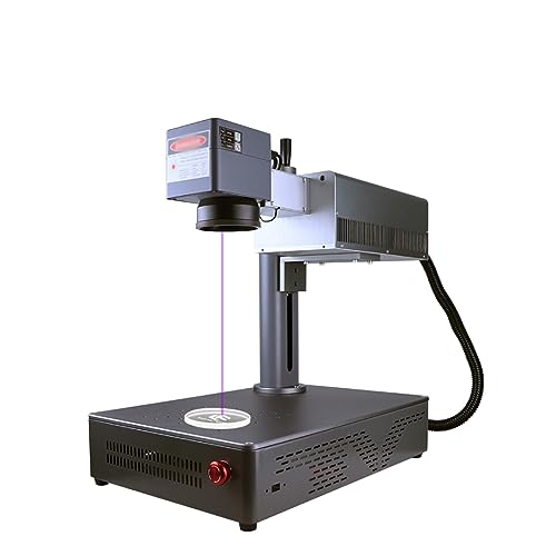 XGXHIN 5W UV-lasergraveerder, hogesnelheidsmarkeermachine, luchtkoelsysteem, lasergraveermachine, doe-het-zelf lasergraveerder voor hout en metaal, glas, leer