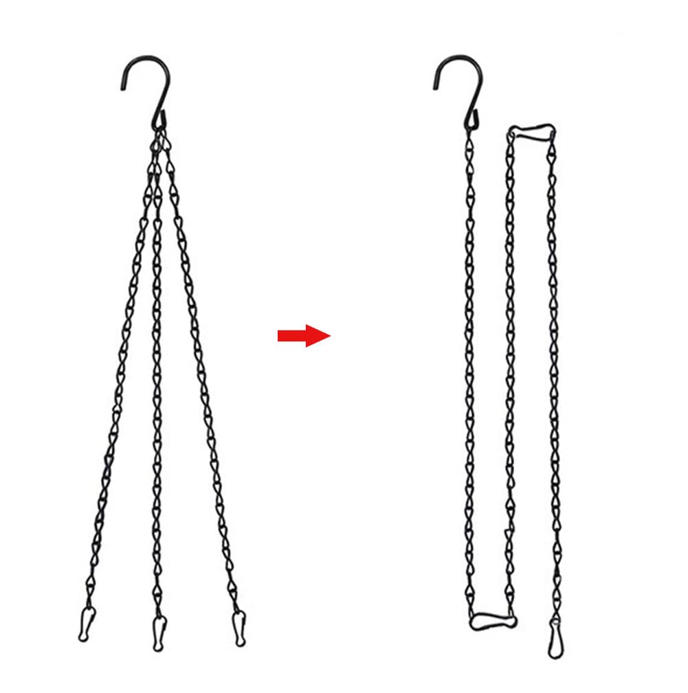 Catene metalliche per appendere 50 cm per vasi fiori cesti gabbie uccelli