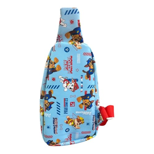 Image of Jiada Kids Travel Crossbody Sling Chest Multi-Purpose Bag Paw Patrol Print - Licensed Paw Patrol Product