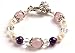 Juna Gems by Artsy Chicas Luna Love Fertility Bracelet for Hope & New Beginnings – Handmade Gemstone Jewelry for Love, Balance & Positive Energy (Rose Quartz, Moonstone, Amethyst)