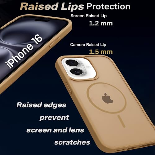 Image of AIBEX Back Cover for Samsung Galaxy S23 Ultra 5G MagSafe Compatible | Slim Case with Wireless Charging Support | Anti-Scratch, Anti-Fingerprint & Lightweight Military-Grade Protective Cover - Brown