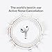 Apple AirPods Pro 3 Wireless Earbuds, Active Noise Cancellation, Live Translation, Heart Rate Sensing,Hearing Aid Feature,Bluetooth Headphones,Spatial Audio, High-Fidelity Sound, USB-C Charging, White