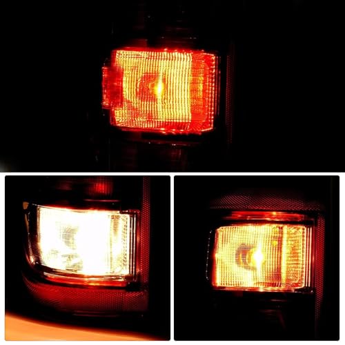 Image of Aosky Halogen Tail Light Assembly Compatible with 2021-2024 Ford F150 without Blind Spot Rear Taillight Brake Signal Lamp LH (Left Driver Side)