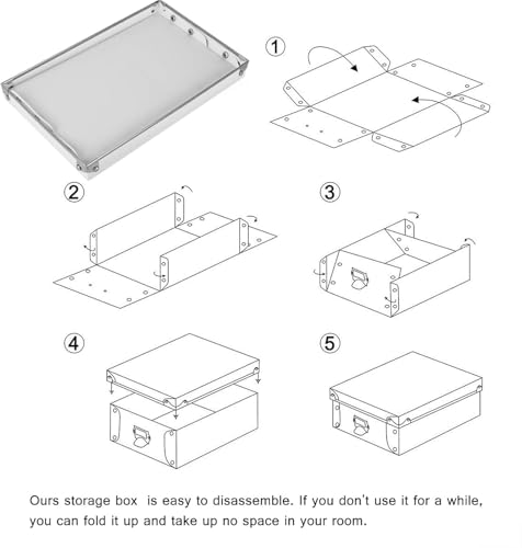 Cajas, cajas decorativas para almacenar Marca XUCHUN (2)