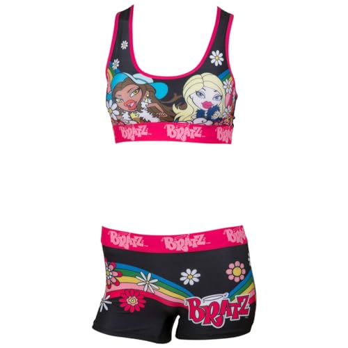 Bratz Girls Sports Bra and Boy Short Panty Set