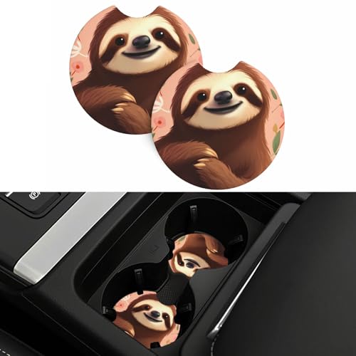 2 Pares de Posavasos para Auto de Neopreno Antideslizante miniatura 7
