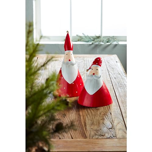 Boîte de table Père Noël rouge Mud Pie LG en céramique fine - 3