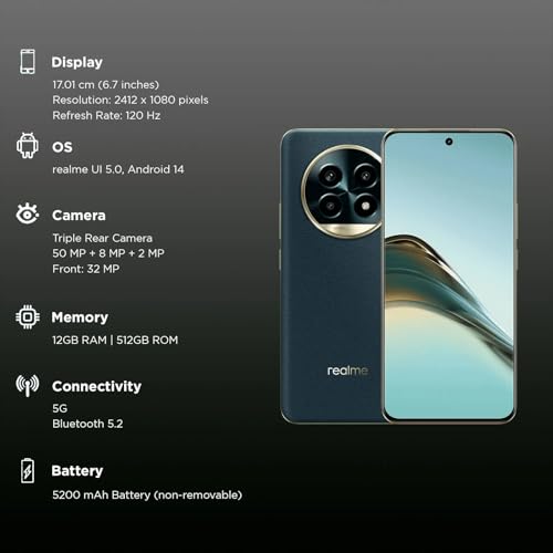 Image of realme 13 Pro 5G (Emerald Green,8GB+128GB)