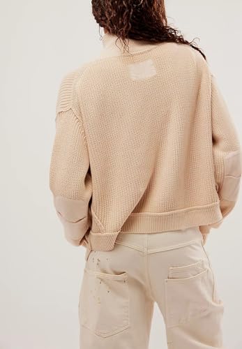 Image of Womens Cropped Cardigan Sweaters Y2k Open Front Cardigans Long Sleeve Oversized Fall Sweater Trendy