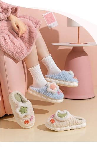 Star Cotton Plush Slippers - Men's & Women's Home Slippers3