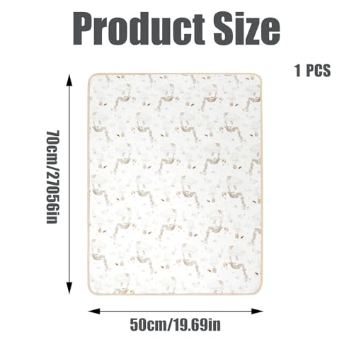 Premium Crib Mattress Pad for Toddler Beds - Soft and Breathable Bassinet Sheets, Advanced Waterproof Protection for Bedwetting Solutions and Potty Training, Ultimate Overnight Comfort for Nursery - Image 3