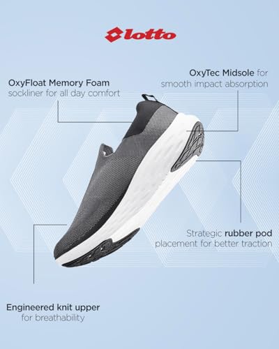 Image of Lotto Men Aerostep Slip on Walking Shoes