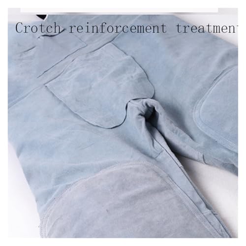 Combinaison de sécurité en cuir de vachette, pantalon anti-chaleur XL - 4