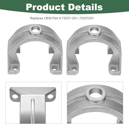 Camotokiit 2 Pack Rear Axle Spring Bracket ISO Mount Cap 72037-G01 72037G01 for EZGO TXT Golf Cart 1994-2008,Driver or Passenger Side by Camotokiit - Used condition - Image 3