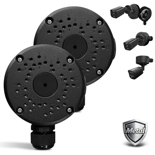 Upgraded Aluminum Waterproof Junction Box for Cameras
