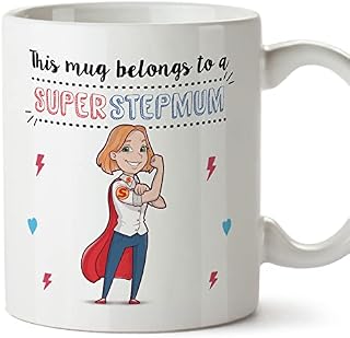 Mugffins Godfather Mug/Cup "Super Godfather"  Breakfast 11 oz Ceramic Mug Coffee Tea  Coffee Mug for Breakfast/Easter Gift Idea/Birthday Presents for Goduncles/Baptism Gift/Ceramic 11 oz