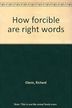 Paperback How forcible are right words Book