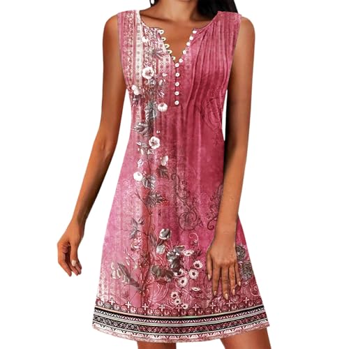Robe en tricot décontractée sans manches avec ceinture élégante pour femme