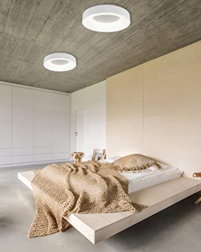 Trio Lighting Plafoniera Led Girona, Switchdim, Bianco - 4