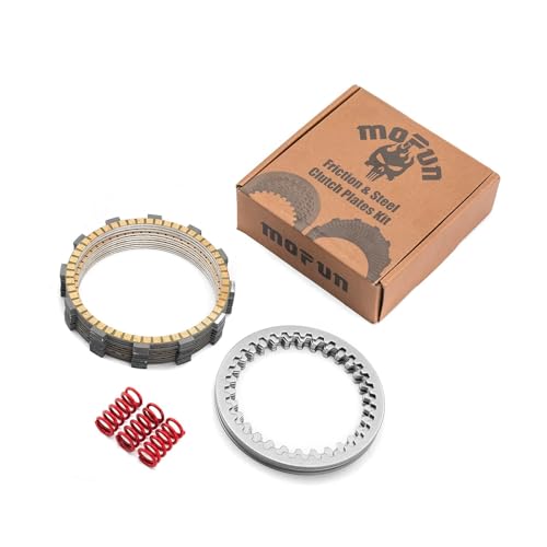 Image of Mofun Friction Steel Plates Clutch Kit Compatible with Harley FL Touring Electra Road Street Glide Road King 2017-2025 Softail Street Bob 2018-2025 Fit M8, Replace of P /N 37000287 303-30-10019