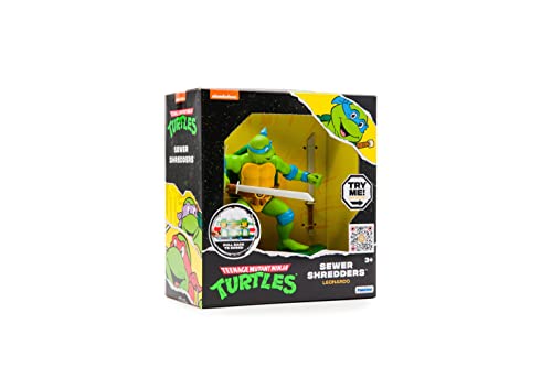 Teenage Mutant Ninja Turtles 5" Sewer Shredders Leonardo Classic Edition Ages 3+ - Battle & Shred With Signature Katanas! - Image 3