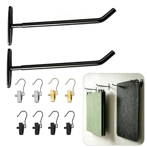 Yoga Mat Wall Mount Hanger,Metal Yoga Mats Storage Rack, Home Gym Storage with...