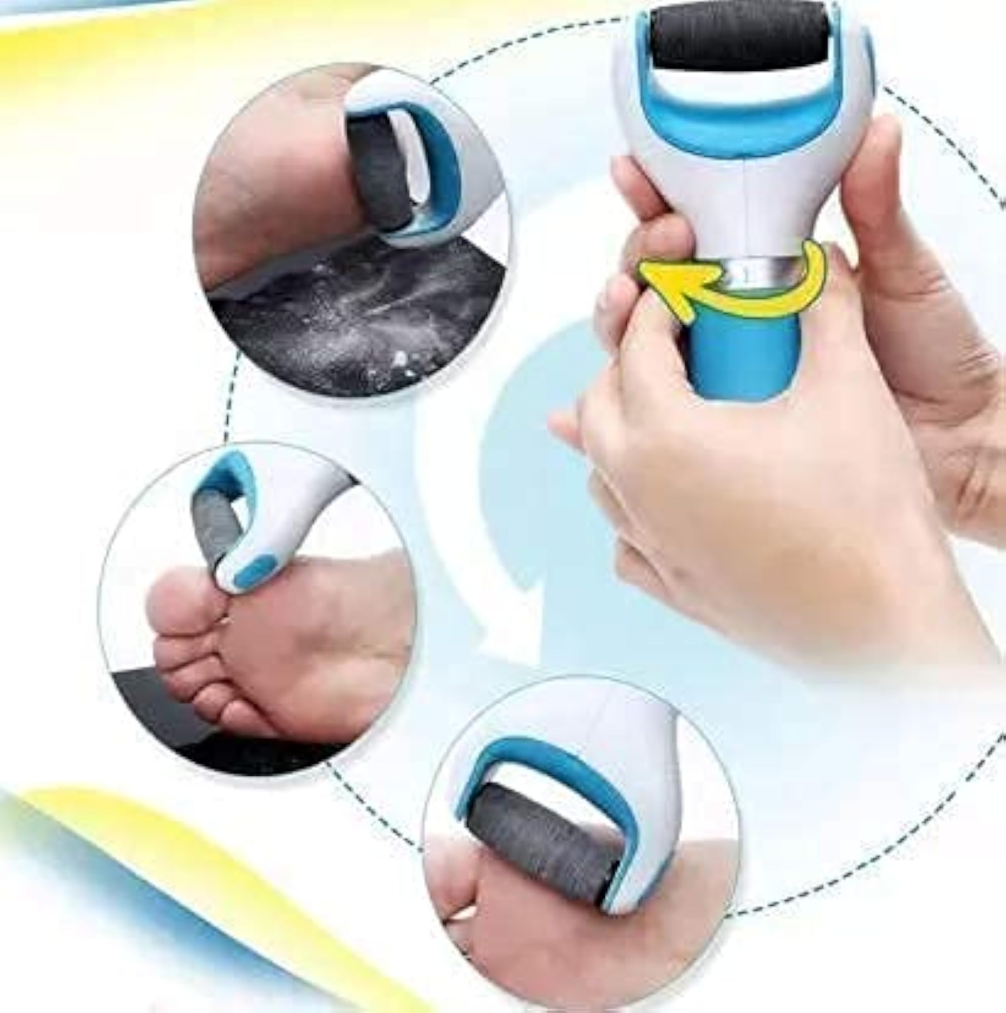 Battery Operated Electric Foot Scrubber for Dead Skin Removal