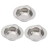 inodoro y bidet en una sola pieza Filtro de acero inoxidable para fregadero de cocina, diseño de malla densa, filtro de suciedad, cabello, etc. Cómodo de lavar.
