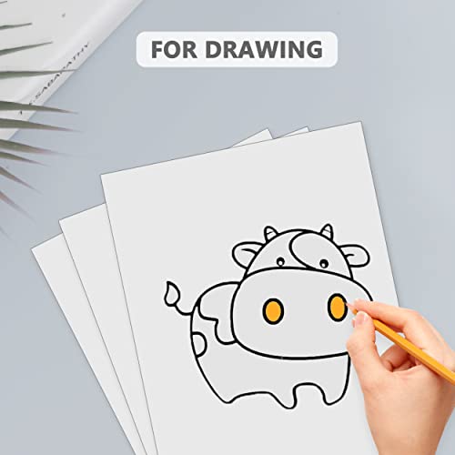 image for Somime 25 Pack Backing Boards Only - 8x10 Uncut White Mats Matboards, 