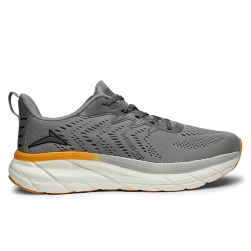 Image of JQR Atlanta Men's Sports Running Shoes Knitting Upper Lace Up Design Soft Cushioned Memory Foam Insole Extra Grip Anti Skid Comfortable Lightweight Durable for Gym, Walking, Jogging & Everyday