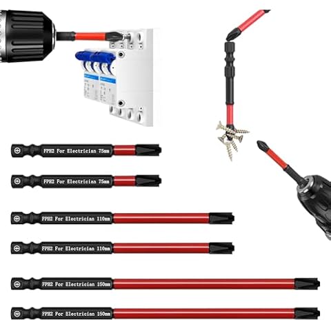 6-Piece S2 Steel Screwdriver Bit Set Cover