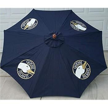 Amazon Com Blue Moon 9 Foot Beer Patio Umbrella Market Style Garden Outdoor