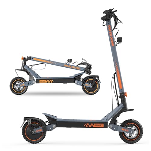 Iwafo Is2 Pro Patinete Eléctrico, Compatible con Control NFC/App, ángulo Máximo De Subida del 20%, Autonomía De 70 Kilómetros, Capacidad De Batería De 15 Ah, Neumáticos Antideslizantes De 10 Pulgadas