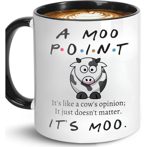 It's Moo Point Mug - A Moo Point It's Like a Cow's Opinion It Just Doesn't Matter It's Moo Friends Mug