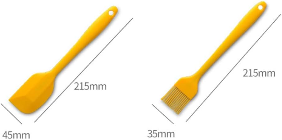 Storage Bucket Yellow Silicone Tool Kitchen Utensils 10-Piece Set Kitchen Cooking Multi-Function