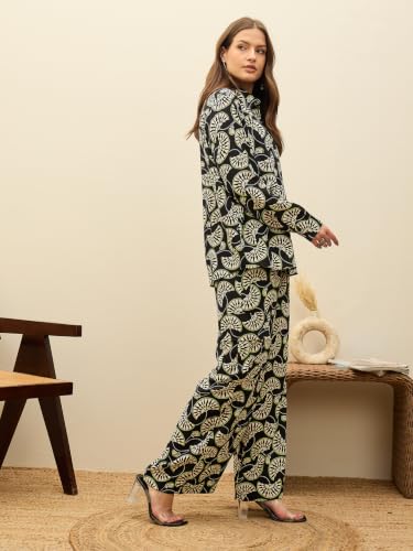 Image of Sassafras Women Set of Top and Straight Pants