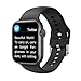 Produktbild Intelligente Uhr 2021 Neue Smartwatch Frau Männer Bluetooth-Anruf 1,72"Full Touch DIY Uhr-Gesichts-Fitness-Armband PK IWO-Serie 6 (Color : Black)