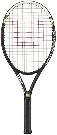 Wilson Hyper Hammer 5.3 Adult Recreational Tennis Racket - Grip Size 4 - 4 1/2", Black/White/Green