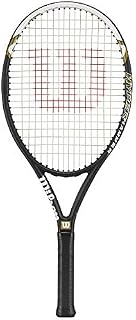 Wilson Hyper Hammer 5.3 Strung Tennis Racket (Black/White, 4 1/4)