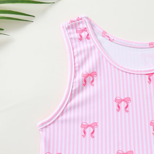 Image of Baby Swimsuit Girl Two Piece Bathing Suit Toddler Girls Summer Beach Ruffle Tankini Swimwear 1-7Y