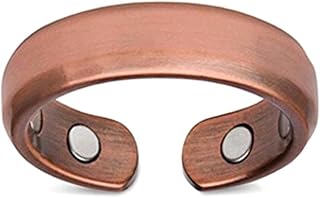 Magnetic Rings, Creative Jewelry Open Rings, Adjustable Alloy Finger Ring, Fatigue Relief Sleep Aid Magnetic Acupressure Ring for Women Men